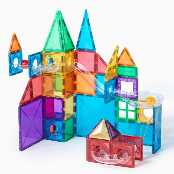 マグビルド スロープセット（72ピース） 【グッド・トイ2023 】 - 木の