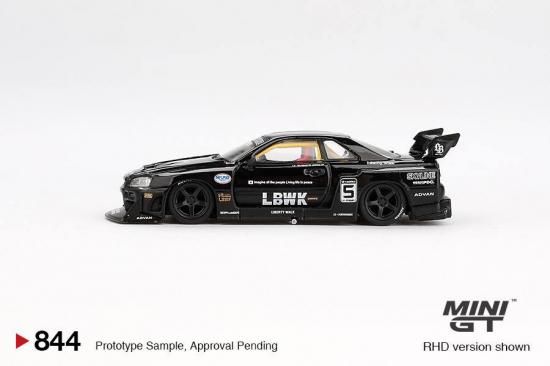 MINI GT 1/64 Nissan LB-ER34 Super Silhouette Skyline Black