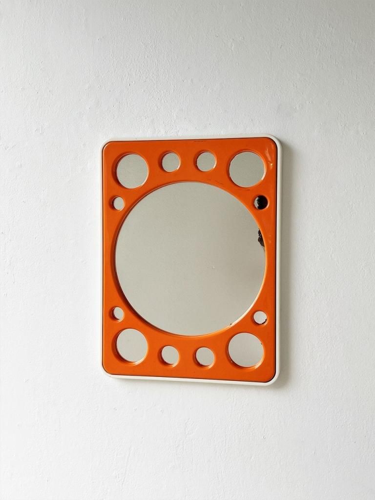 1970's ヴィンテージ スペースエイジデザイン ウォールミラー