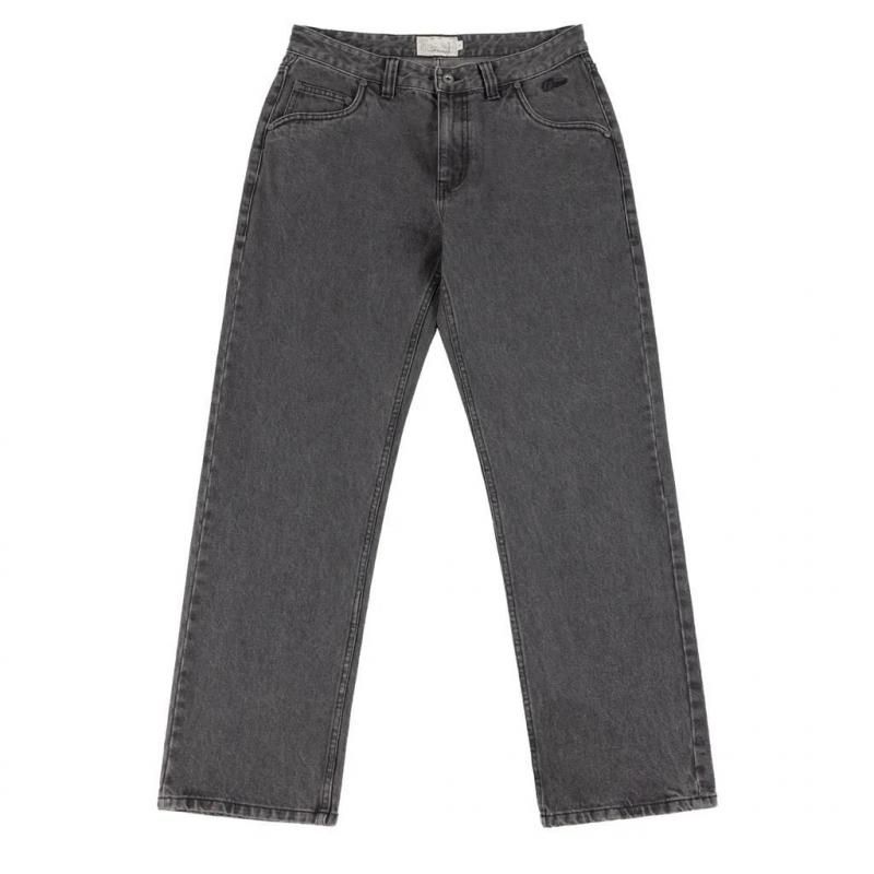 Dime Straight Denim Pants | Faded Black - HORRIBLE'S PROJECT