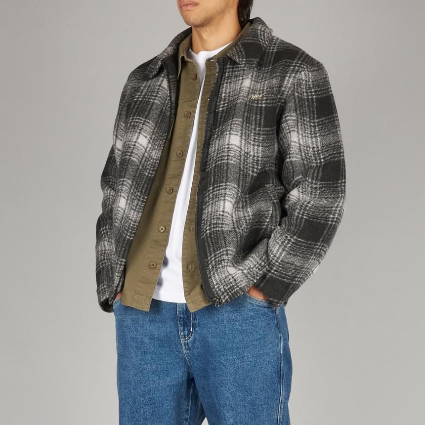 Dime WAVE PLAID JACKET / CHARCOAL (ダイム ジャケット) - HORRIBLE'S