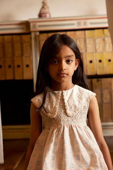 Apolina◇ Cornelia Sleeveless Smock Dress - Rosepanel Mint