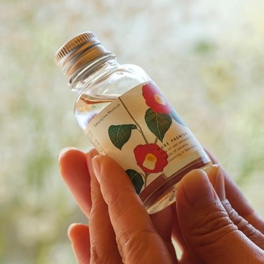 桜島の生搾り椿油 ピュアプレミアム 30ml クラシックデザイン | 椿油の