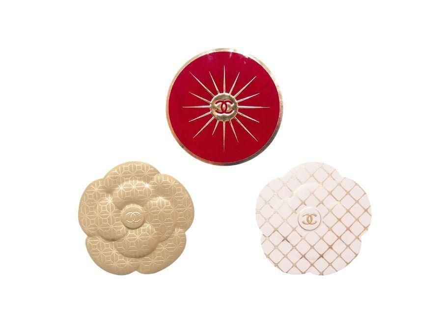 シャネル 2021 ホリデー限定 ブティックカメリア ステッカー 小タイプ