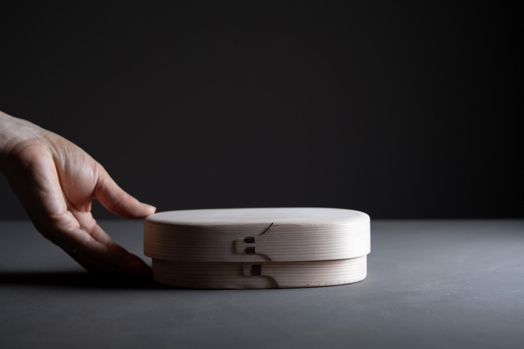 小判弁当箱（大）｜曲げわっぱ｜柴田慶信商店｜紡ぎ舎（つむぎや）