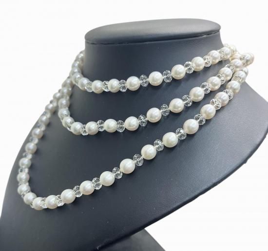 TASAKI】タサキ アコヤパール ヴァリエ 真珠 スワロフスキークリスタル