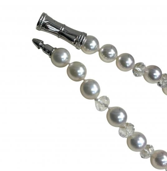 TASAKI】タサキ アコヤパール ヴァリエ 真珠 スワロフスキークリスタル