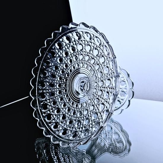 輝くオールドバカラ ディアマンピエーリーのコンポート【19世紀後半