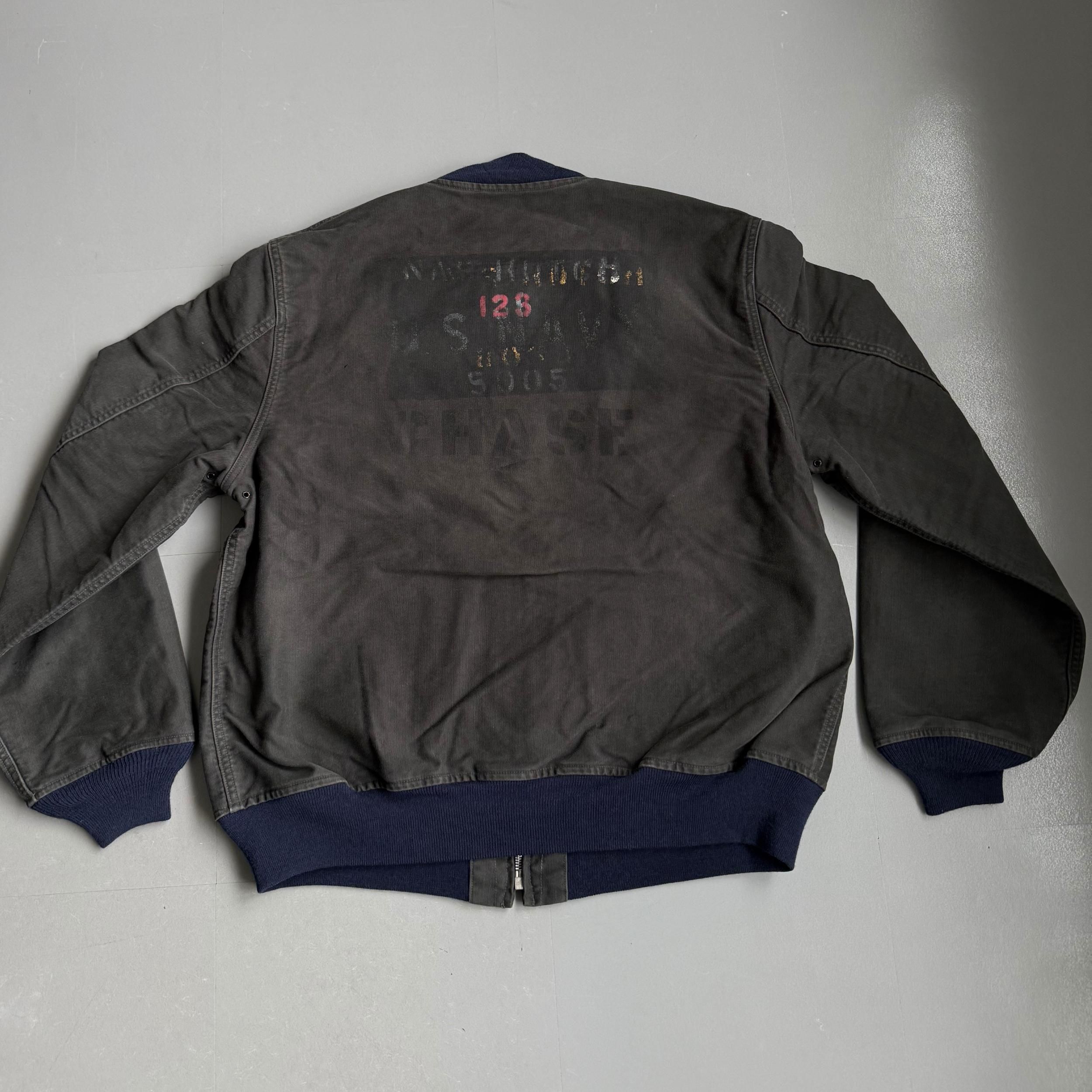 BOW WOW] USN DECK ZIP JACKET AGED - ALL KEYED UP