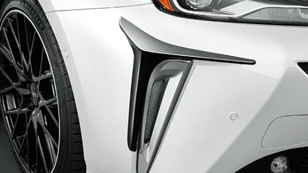 TRD 50系 後期 プリウス フロントバンパーカナード PVM付車用 MS345