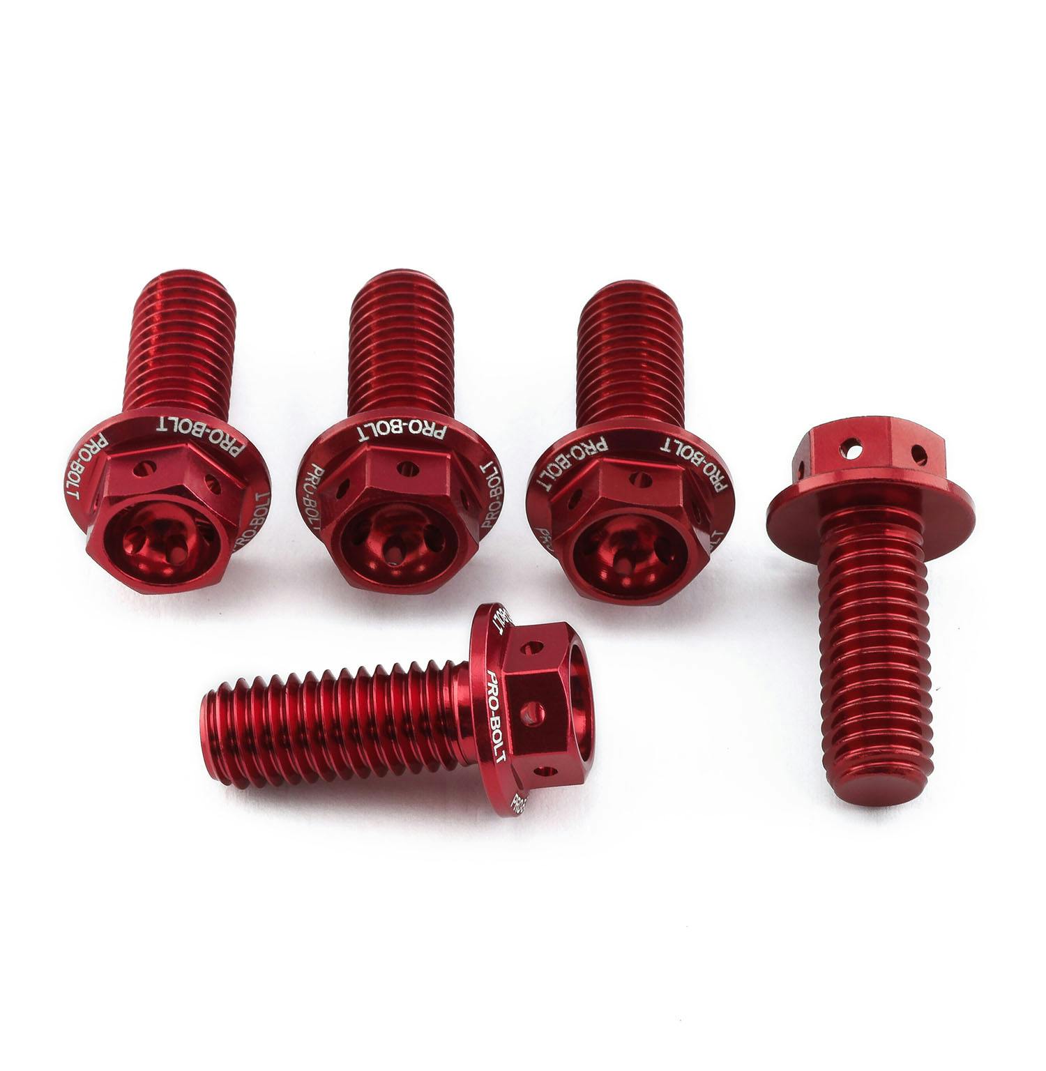 アルミニウム フランジヘックスヘッドボルト M8 x (1.25mm) x 20mm