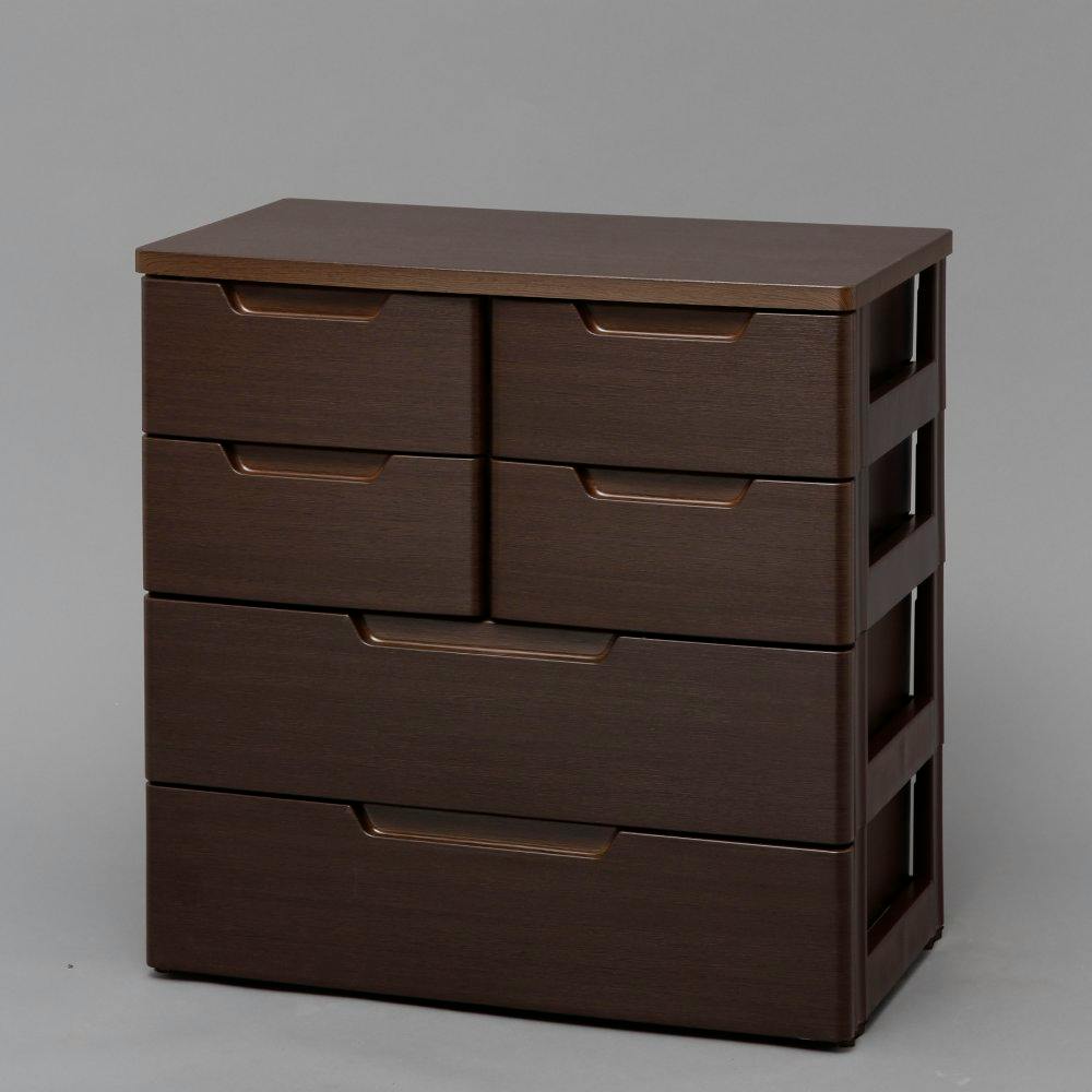 アイリスオーヤマ MUチェスト MU-7224 木目ブラウン リビング 衣類