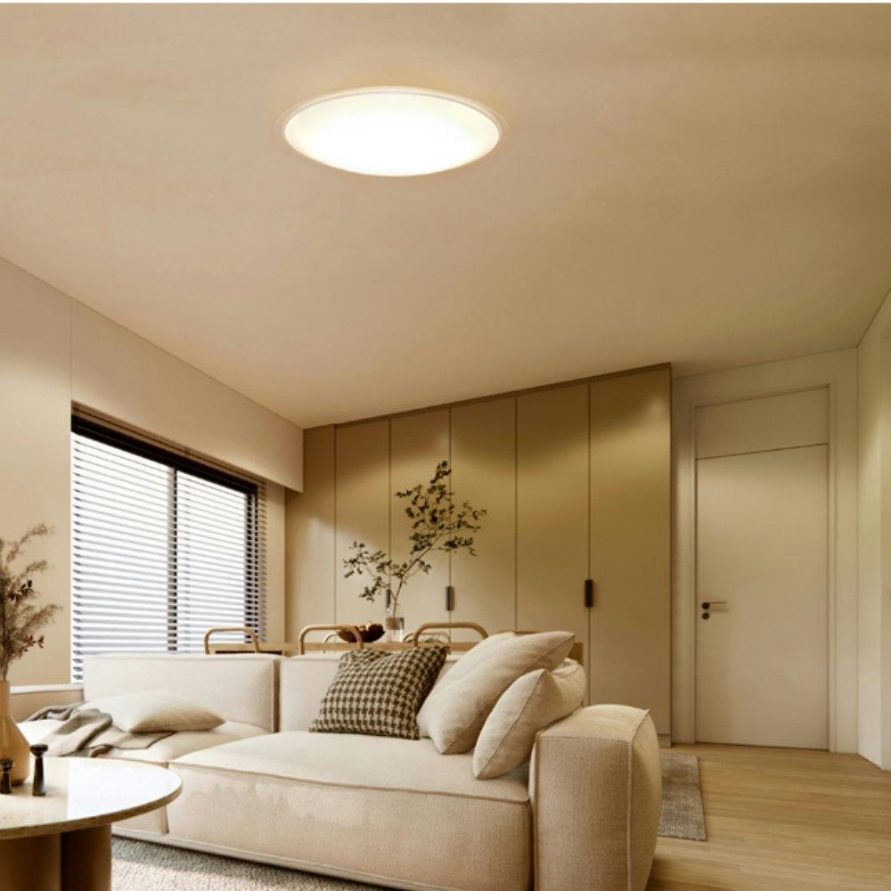 アイリスオーヤマ LEDシーリングライト 12畳調色 クリアフレーム