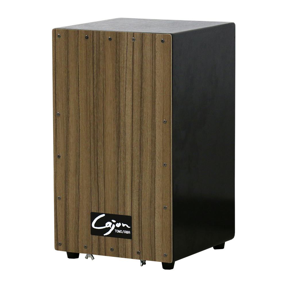 友澤木工 日本製 打楽器 カホン(スナッピー付・響線8本) ブラウン