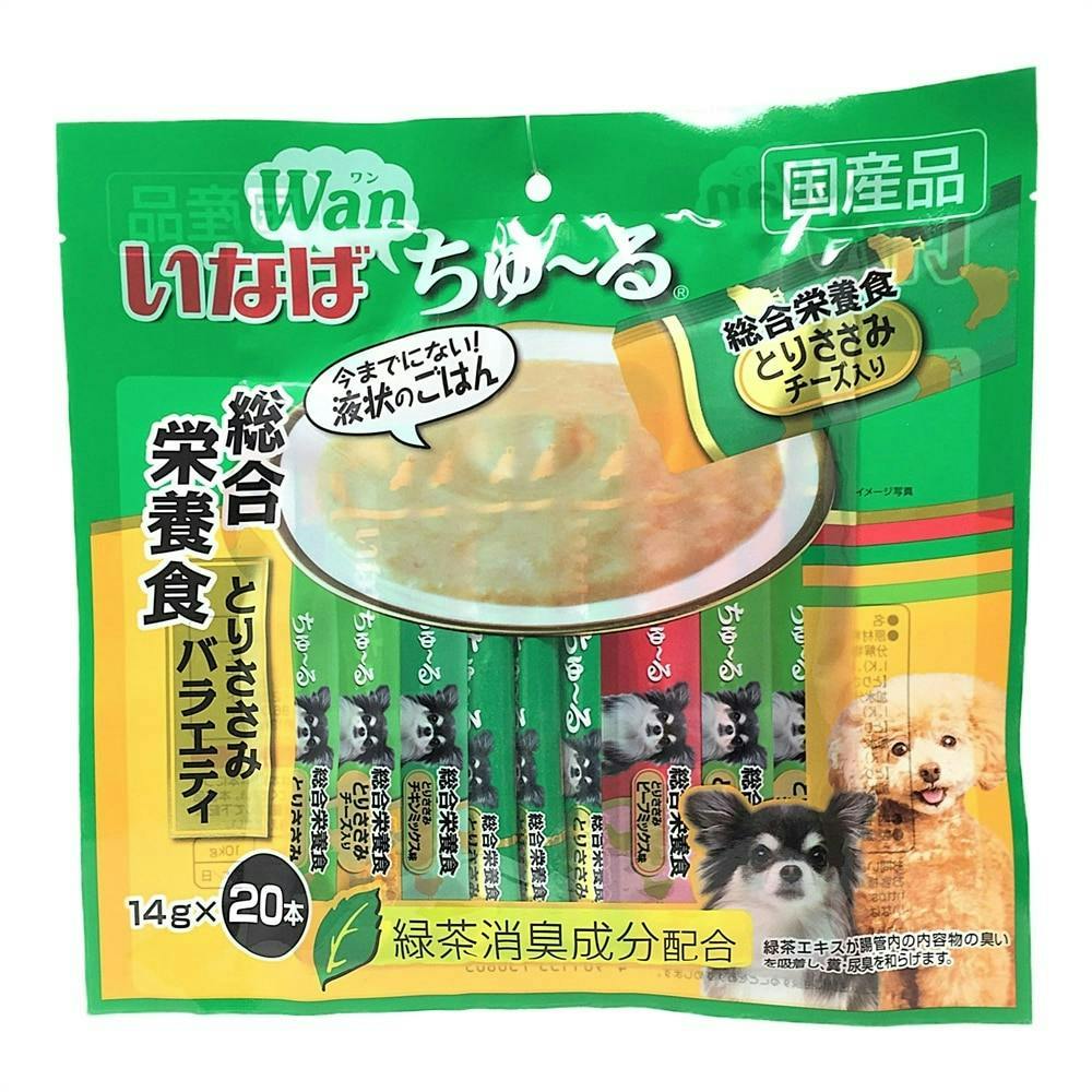 ケース販売】いなば ちゅ～る20本総合栄養食とりささみバラエティ(1