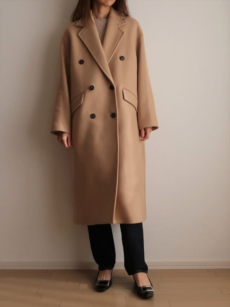 上質なウール素材のZARAベージュコートが買いな4つの理由 [レディース
