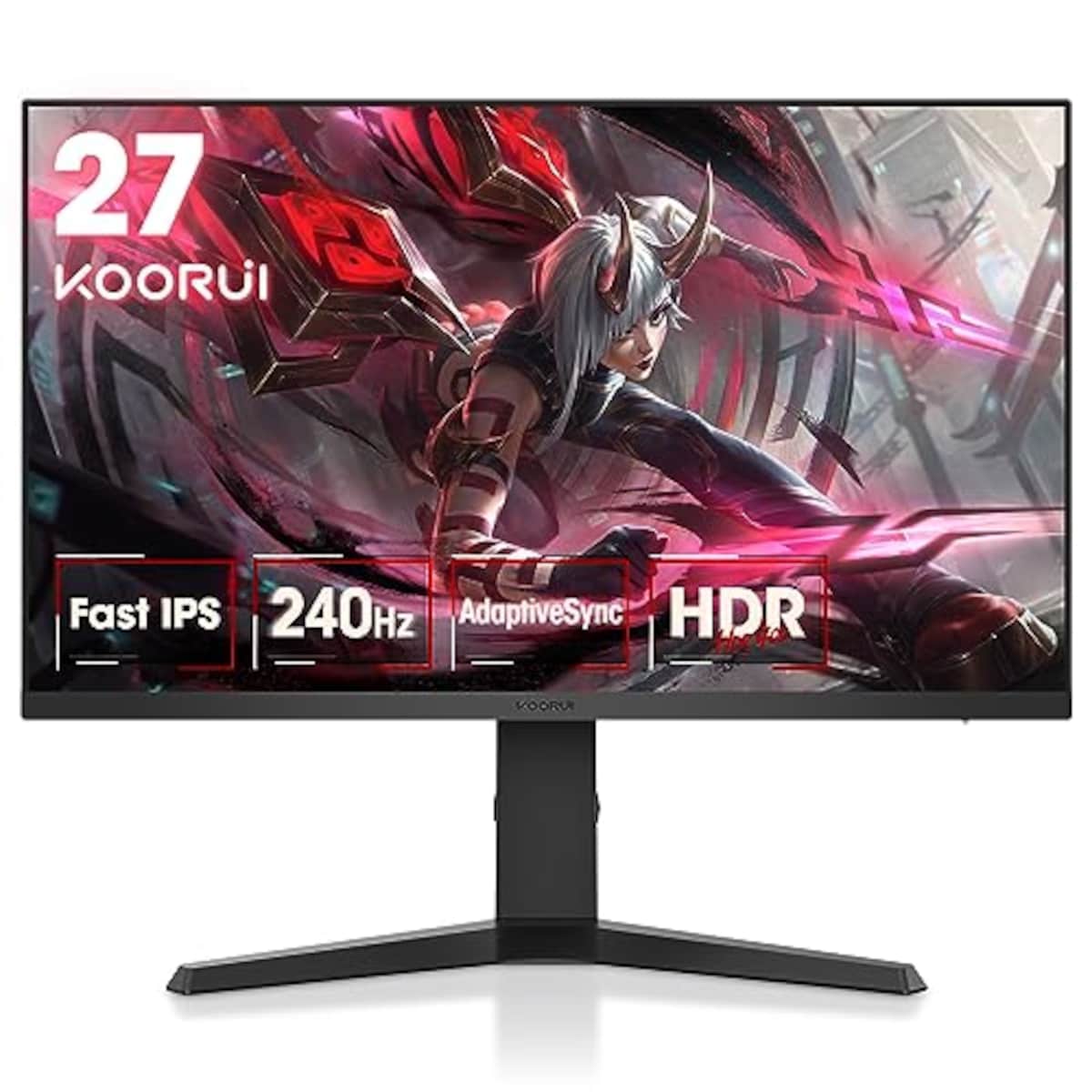 KOORUIのKOORUI ゲーミングモニター 27インチ WQHD(2560×1440) @240Hz