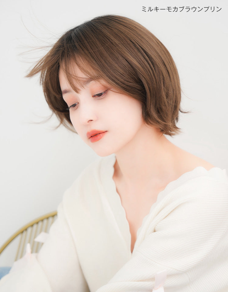 天使のラテショート フルウィッグ ショート｜リネアストリア