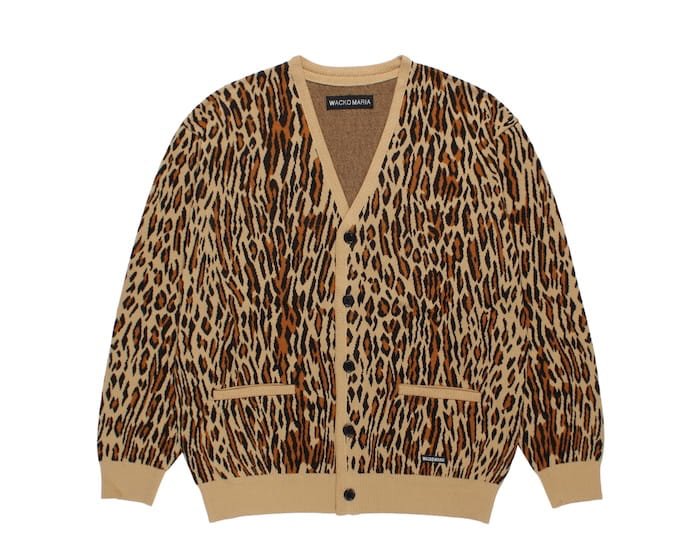 WACKO MARIA(ワコマリア)｜LEOPARD JACQUARD CARDIGAN ( TYPE-2