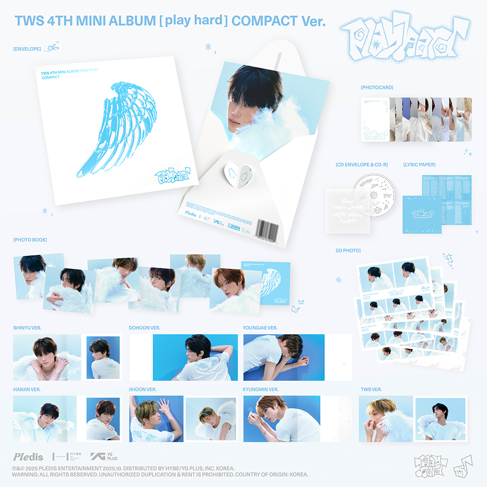 TWS 4th Mini Album 'play hard' COMPACT Ver. - Interscope Records