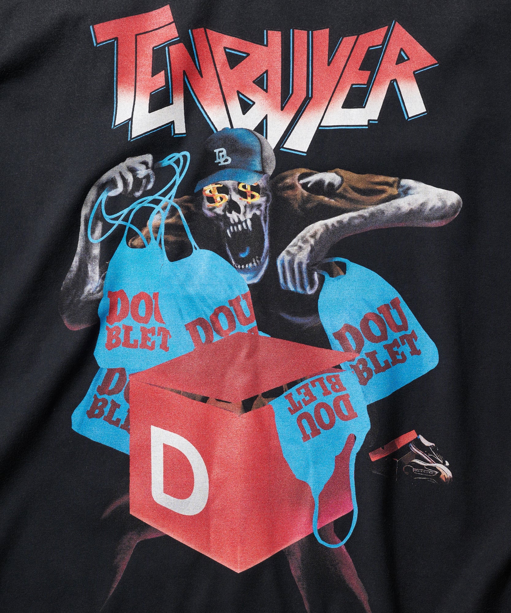 doublet ダブレット Tシャツ テンバイヤーT プリントT ロゴT ブラック