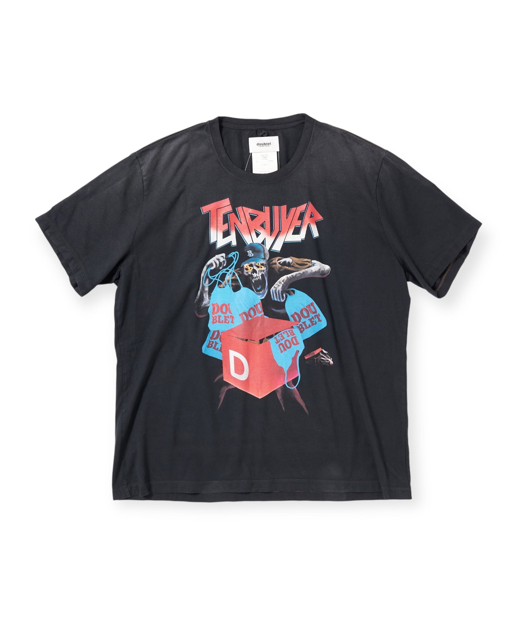 doublet ダブレット Tシャツ テンバイヤーT プリントT ロゴT ブラック