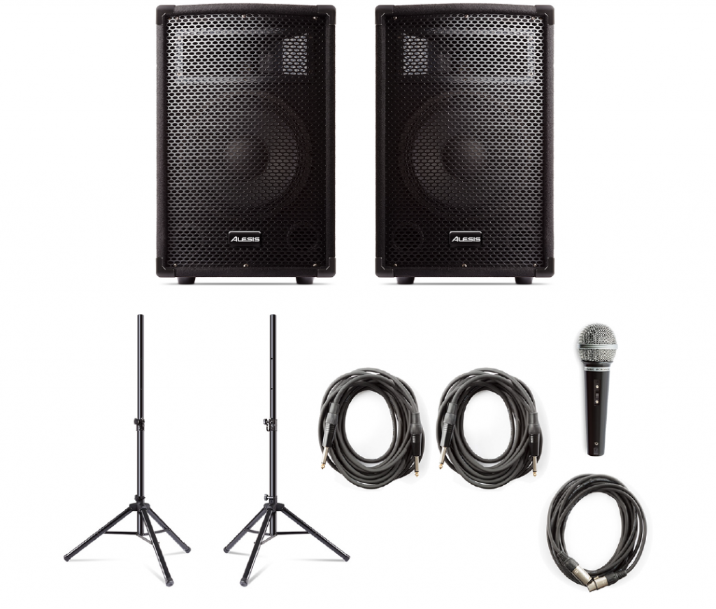 ⼿頃な価格ですべてが揃うオールインワンPAシステム Alesis PA System