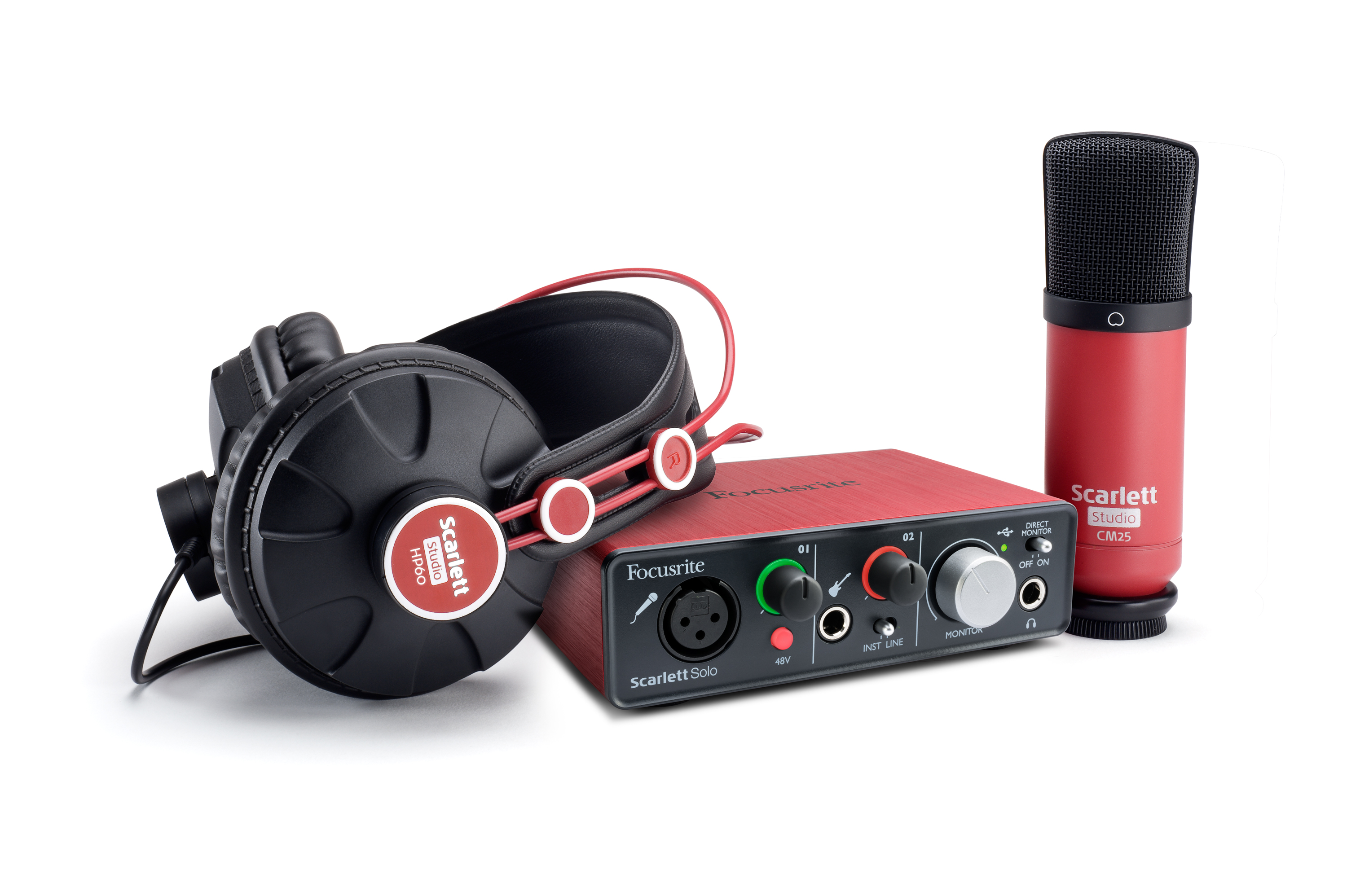 Focusrite Scarlett Solo Studio Pack レコーディングに必要なすべてを