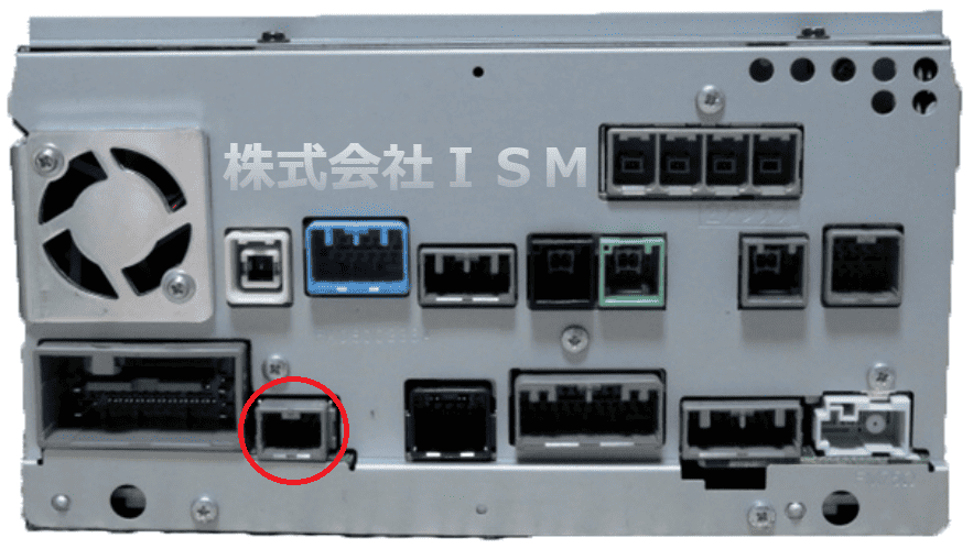 ホンダディーラーオプションナビ（ギャザズ）各コネクター位置図