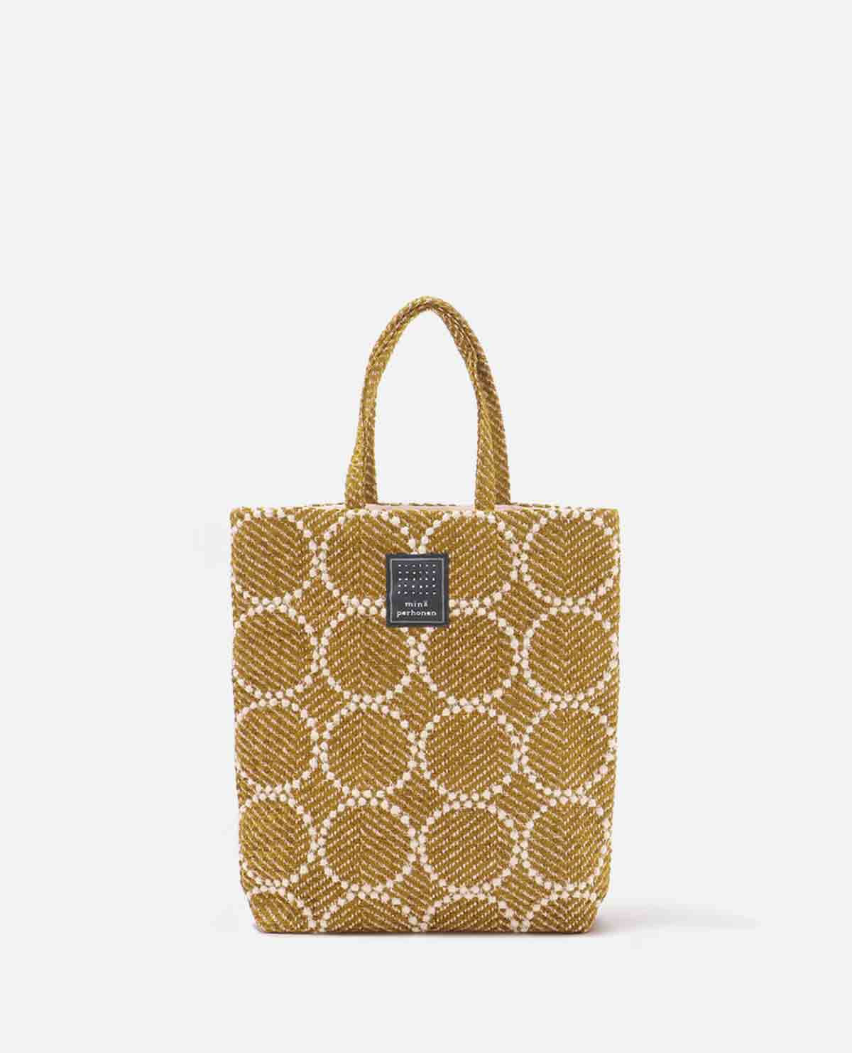 ミナペルホネン Lulu large brownハンドバッグMB601-131 ミナ