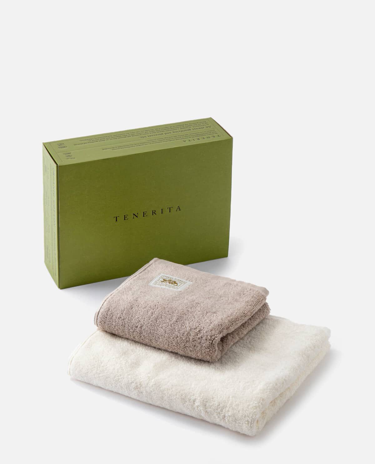 超甘撚りバスタオルショート・フェイスタオルセット｜テネリータ
