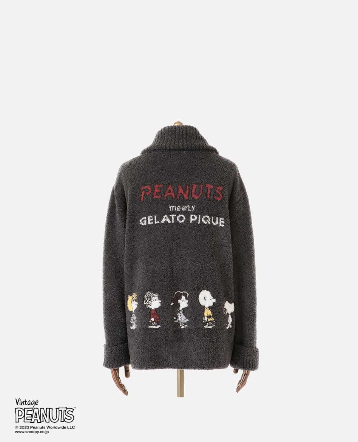 スヌーピー SNOOPY オールスターズ ジャガード カーディガン