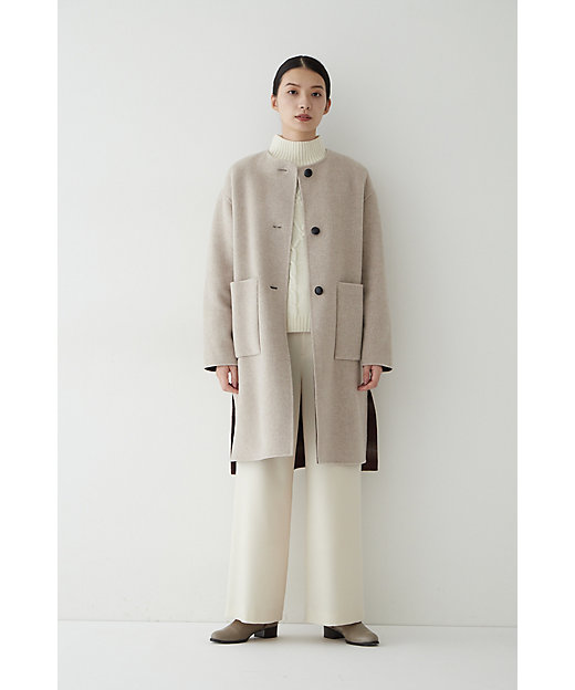 ◇ウールリバーコート（0772251101） | human woman (Women
