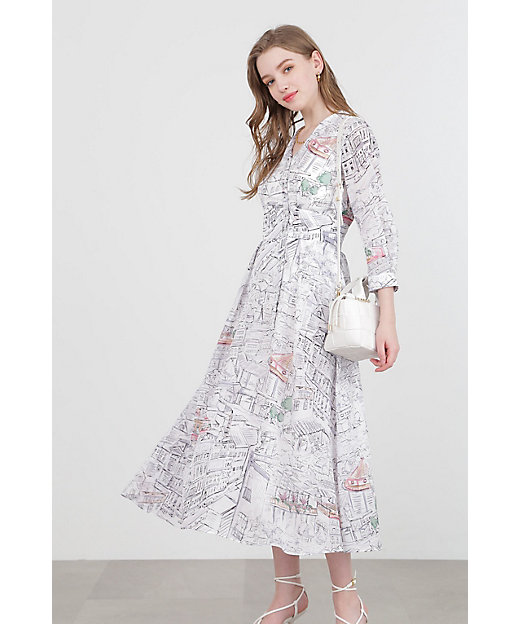 ◇ヨーロピアンシティスケープワンピース（0314140455