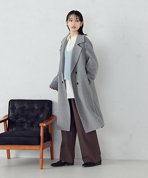 みみたんさま✨AMERI ロングコート チェスターコートスナップボタン