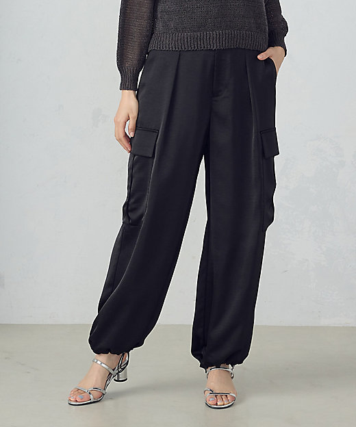 ポリエステルマットサテン カーゴパンツ（1252PK06） | COMME