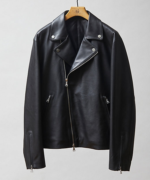 ラムレザーダブルライダースジャケット（2002300389） | tk