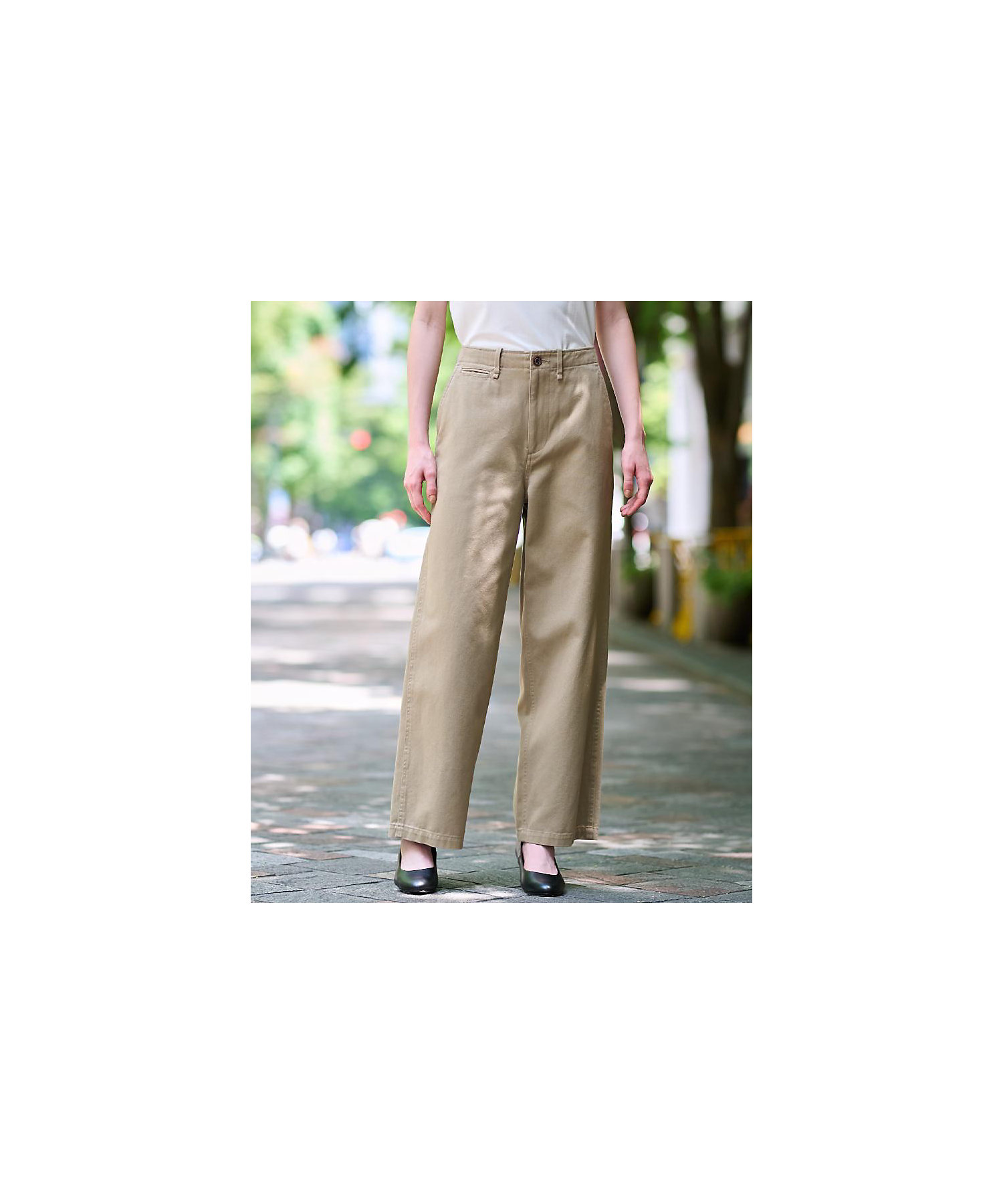 CLASSY．12月号掲載】ヴィンテージワイドチノパンツ