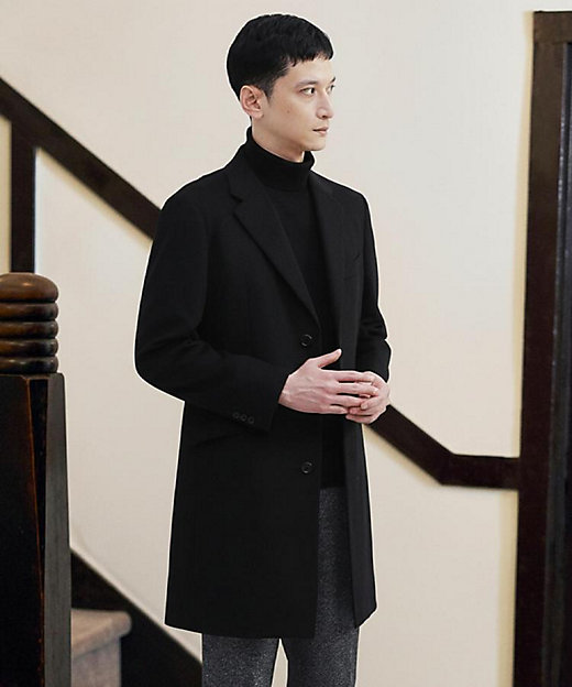 極美品】ハーディ・エイミス × タケオキクチ ウール チェスターコート