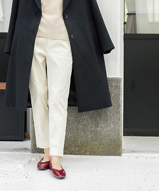 裏起毛ハイストレッチイージーテーパードパンツ【洗濯機OK