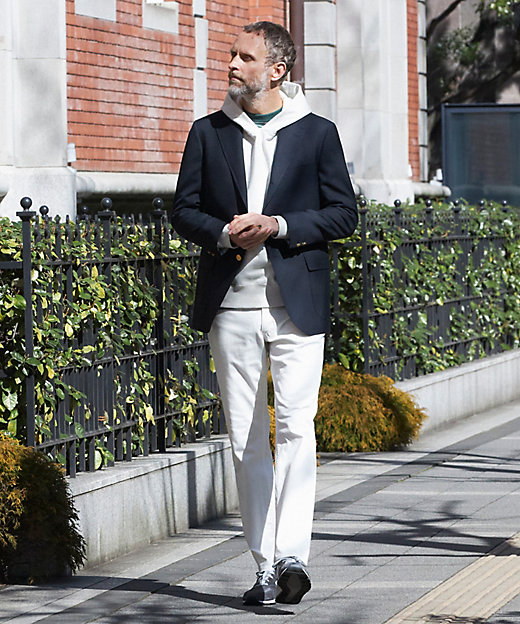 定番 ／ 不朽の名作】ペピンメリノトロピカル ブレザー ／ 金ボタン