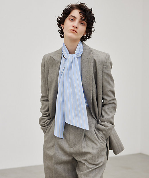 NATION ／ ウールヘリンボーンダブルジャケット