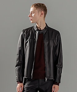 ライトラムナッパ レザー シングルライダース（LWJHCA0102