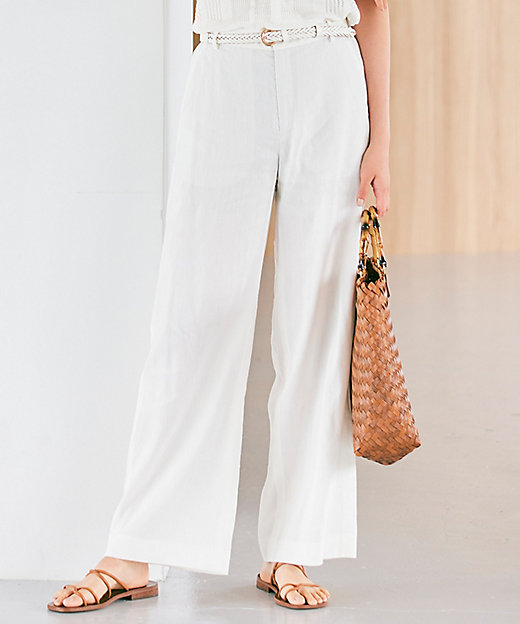 新品】VENIT リネン レーヨン オールインワン ホワイト 38サイズ 新品