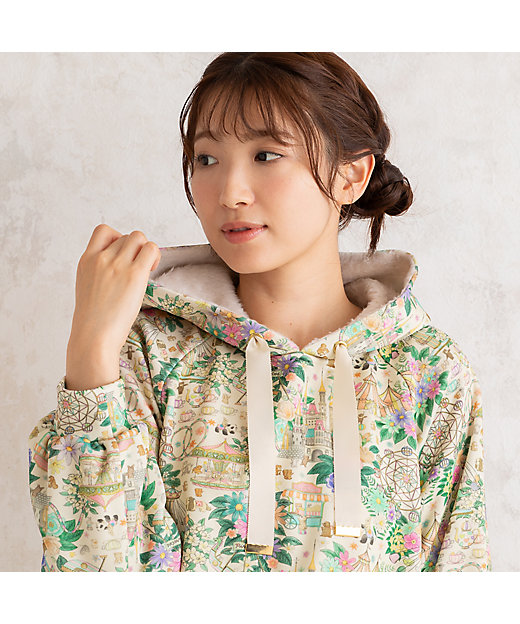 22fabric】デコレーションパーク／ボアパーカー