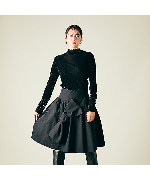 タックリボンスカート（83046405） | Rose Tiara (Women