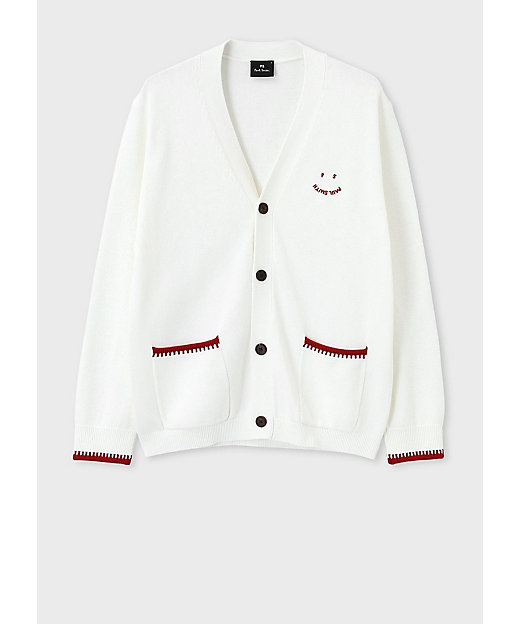 Happy” バイカラーカーディガン（152405333Z） | Paul