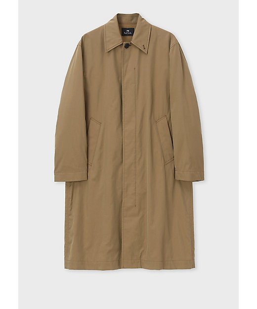 コットンナイロン ステンカラーコート（1521033962） | Paul