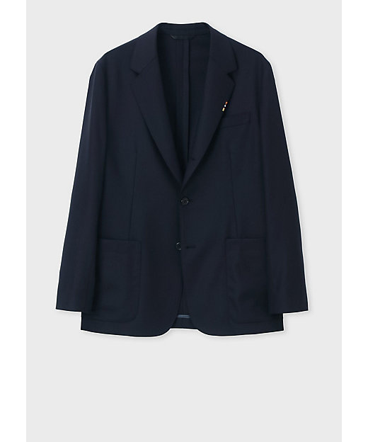 ソリッド ウールストレッチ ジャケット 'A Suit To