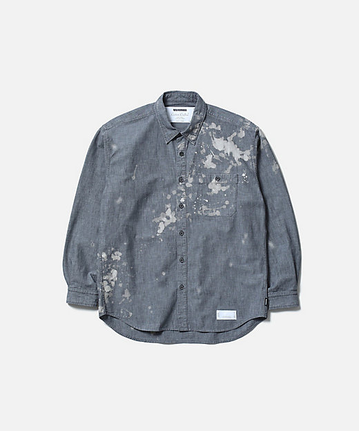 シャツ GARMENT BLEACH CHAMBRAY SHIRT
